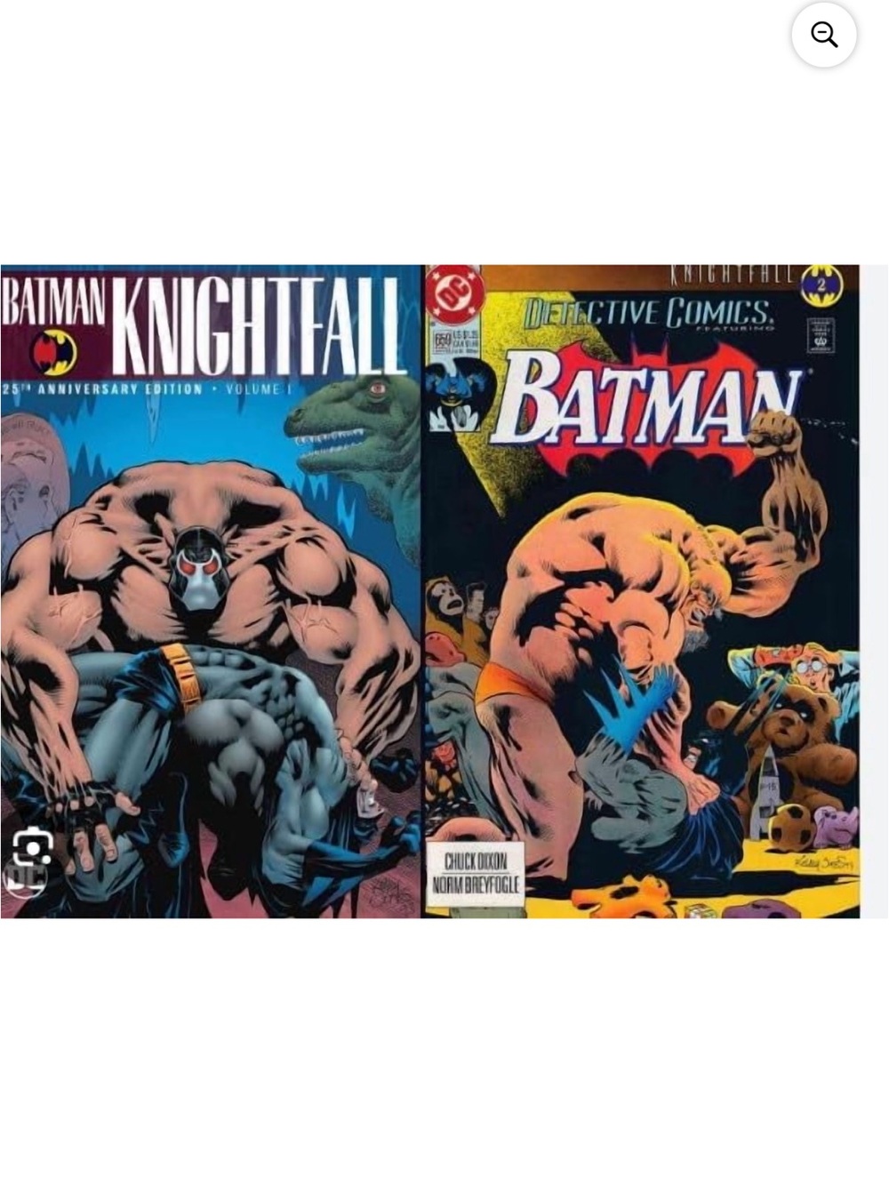 DC Batman Comic Cover Pair - Black, Blue, Tan, Red